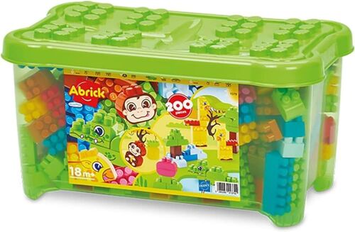 JOUETS ECOIFFIER - Coffre Jungle 200 Pièces Abrick