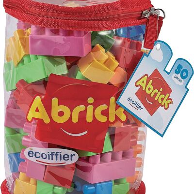 ECOIFFIER TOYS - Abrick Red Tube Bag 50 Pieces New