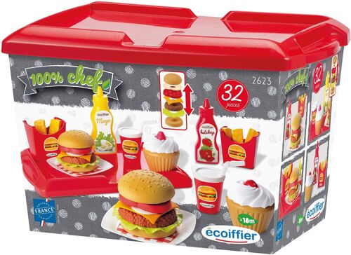 JOUETS ECOIFFIER - Set Hamburger