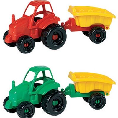 ECOIFFIER TOYS – Traktor und Anhänger 25 cm – zufällig ausgewähltes Modell