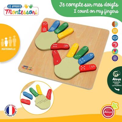 LG DISTRIBUTION - Wooden Hands Puzzle