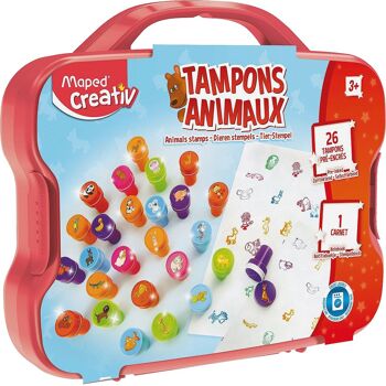 MAPED - Mallette Tampons Animaux 1