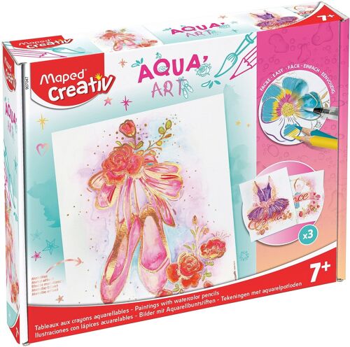 MAPED - Tableau Aquarellable Danse