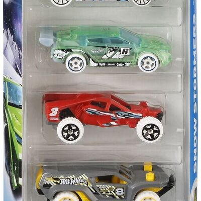 MATTEL - Caja de 5 Coches Hot Wheels - Modelo elegido al azar