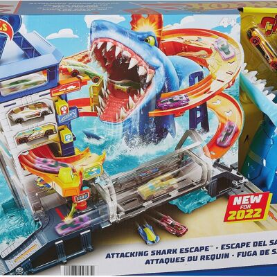MATTEL - Hot Wheels Shark Attack Box Set