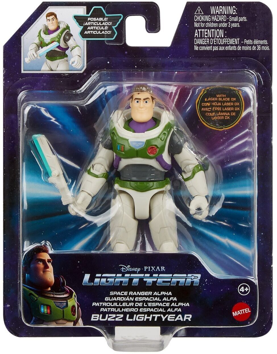 MATTEL - Buzz Lightyear Figur 12CM