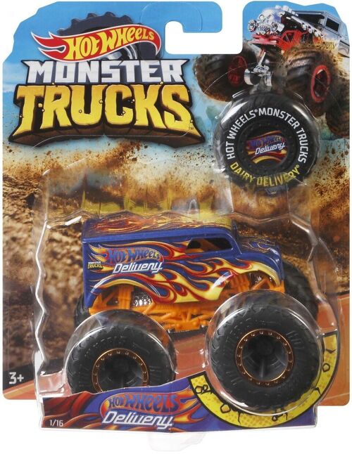 MATTEL - Hot Wheels Monster Truck 1/64ème - Modèle choisi aléatoirement