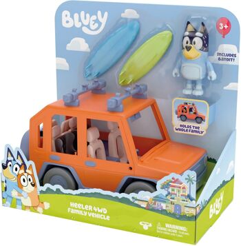 MOOSE TOYS - Véhicule Familial 4X4 Bluey 1