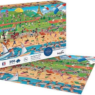 SENTOSPHERE - Puzzle de 200 piezas Deportes de verano