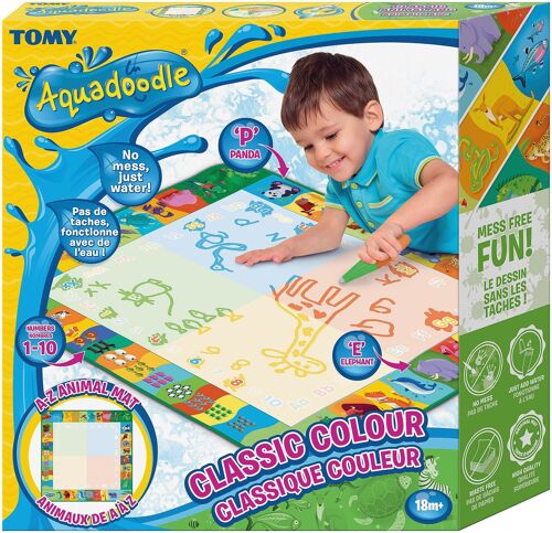 TOMY - Tapis Aquadoodle 4 Couleurs