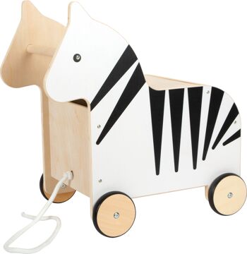 Coffre à jouets à roulettes Zebra « Wildlife » | Meubles pour chambres d'enfants | Bois 2