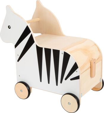 Coffre à jouets à roulettes Zebra « Wildlife » | Meubles pour chambres d'enfants | Bois 5