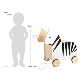 Coffre à jouets à roulettes Zebra « Wildlife » | Meubles pour chambres d'enfants | Bois 10