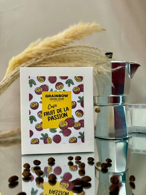 Café aromatisé Fruits de la Passion – Box 10 Monofiltres