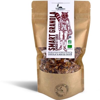 Smart chocolate and coconut granola - 300gr