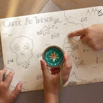 Kit "Fabrique ta boussole " - loisir créatif enfant - matériel + 1 livre illustré 3