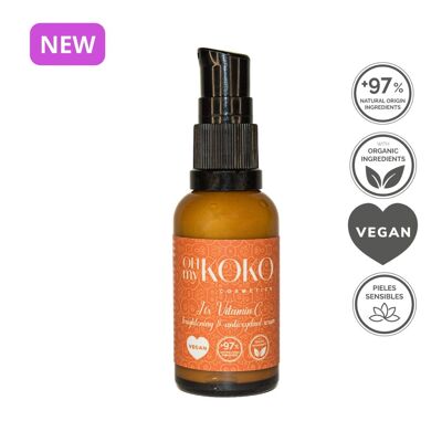 IT'S VITAMIN C – Vitamin C & Astaxanthin Serum.
Illuminator, Anti-spots, Anti-aging.
Sunbeam Effect.
30 ml. all skins