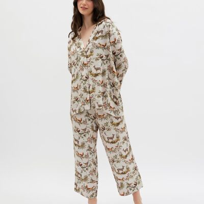 Pijama A Night's Tale Woodland Gris Cristal