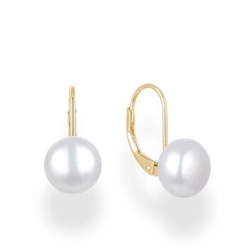 Boucles d'oreilles pendantes perle 1