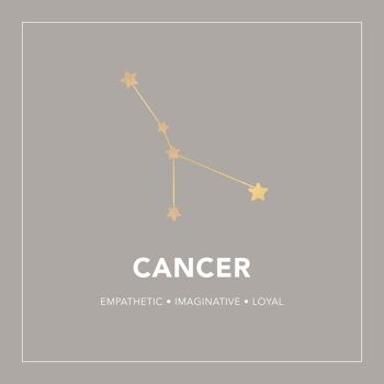 Bracelet Constellation du Zodiaque Cancer 5