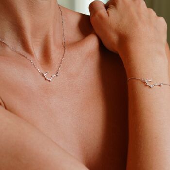 Collier Constellation du Zodiaque Cancer 2