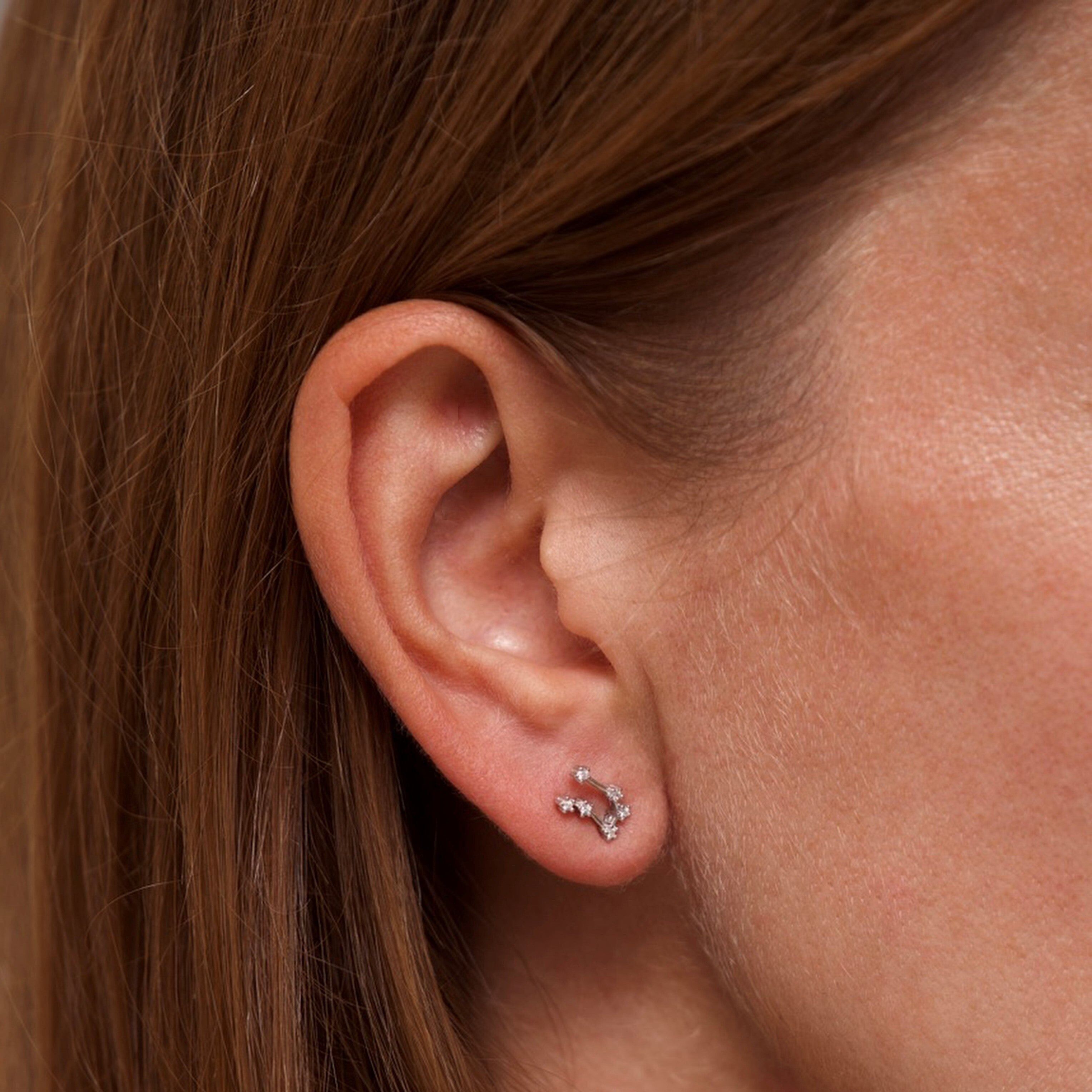 Orecchini costellazione zodiacale Gemelli