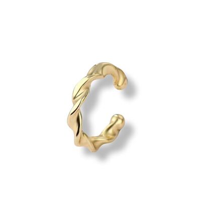 Gold Twist Ear Cuff