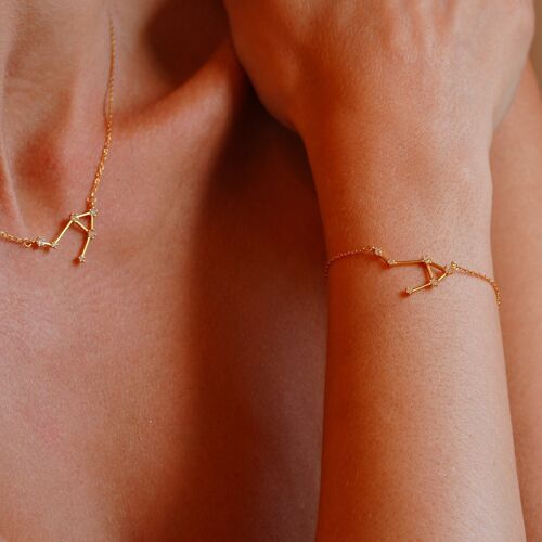 Libra Zodiac Constellation Bracelet