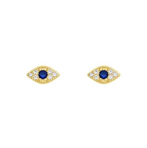 Lucky Evil Eye Stud Earrings