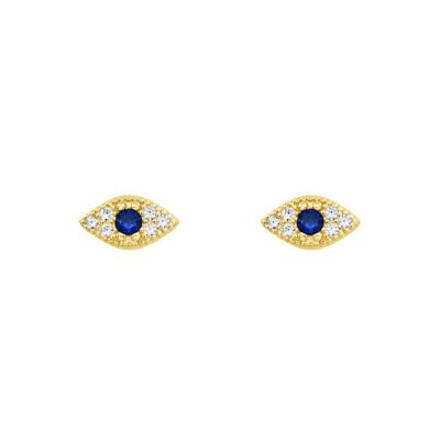 Lucky Evil Eye Stud Earrings