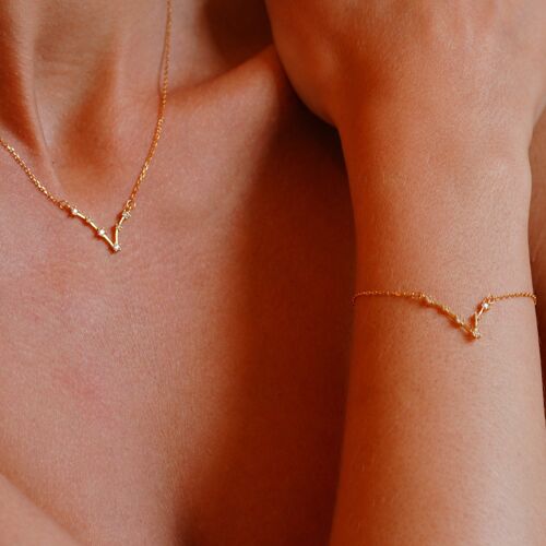 Pisces Zodiac Constellation Bracelet