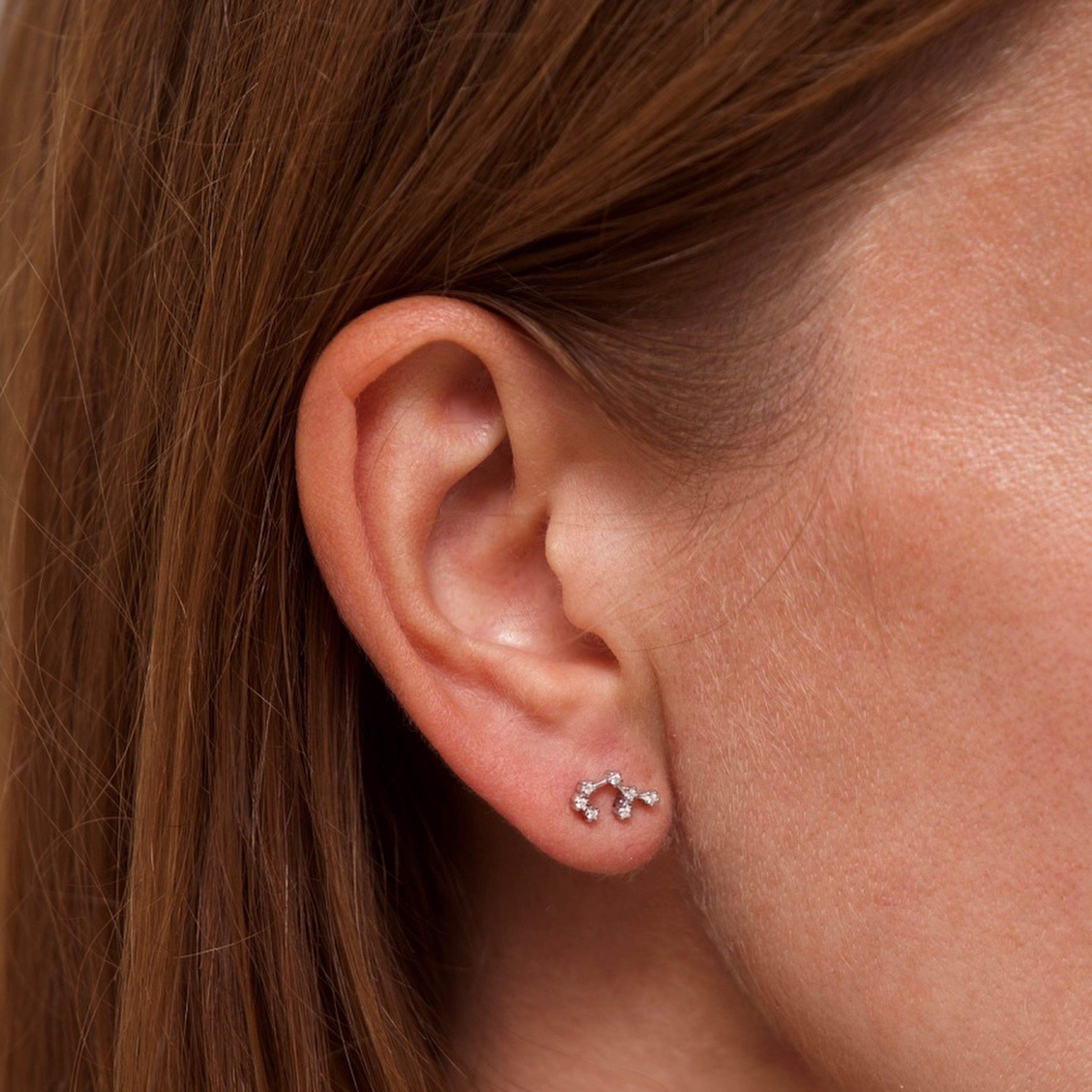 Orecchini della costellazione zodiacale del Sagittario