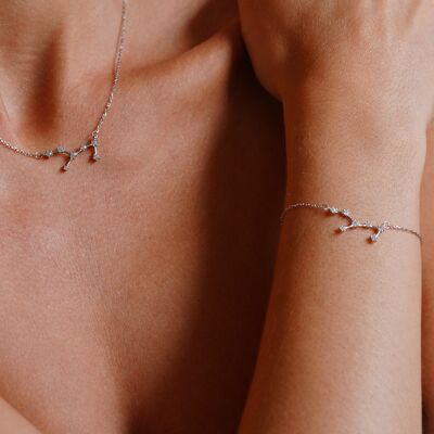 Virgo Zodiac Constellation Bracelet