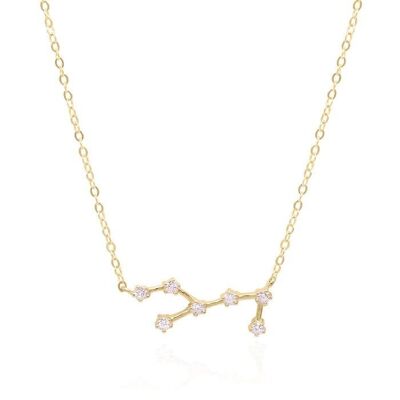 Virgo Zodiac Constellation Necklace