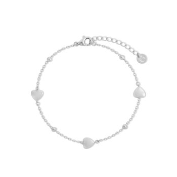 Bracelet Satellite Coeurs 6