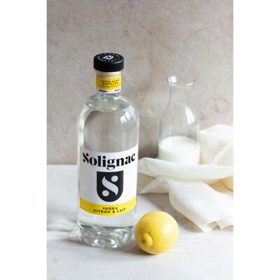Vodka Solignac Citron & lait 70cl