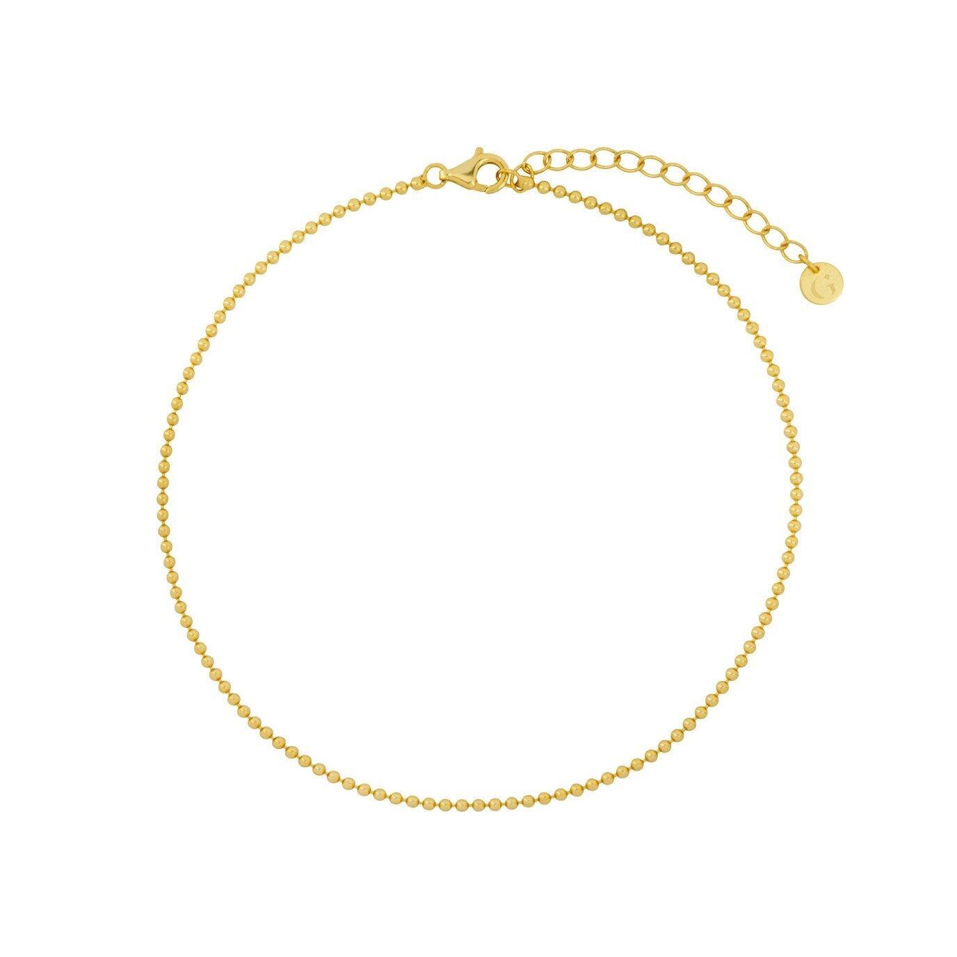 Fußkettchen mit Perlenkette