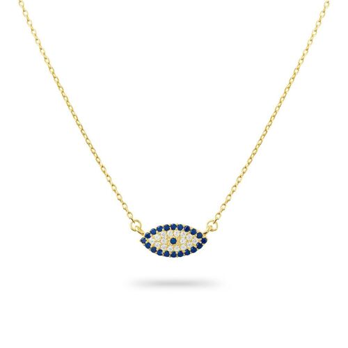 Blue Lucky Evil Eye Necklace