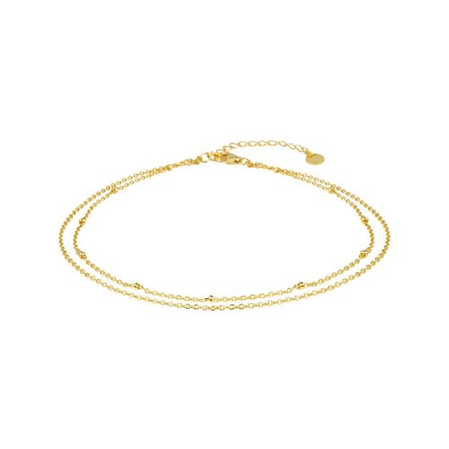 Satellite Double Chain Anklet