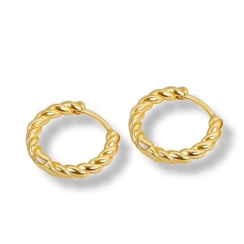 Twist Hoop Earrings