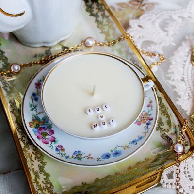 Personalized ones - verbena scented candle