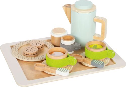 Kaffee- und Teeset Kinderküche| Küchenspielzeug | Holz