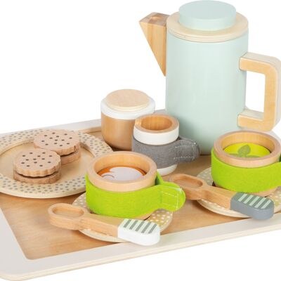 Coffee and tea set children's kitchen | Kitchen toys | Wood