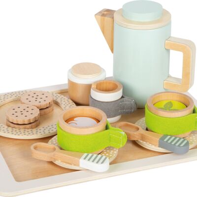 Kaffee- und Teeset Kinderküche| Küchenspielzeug | Holz