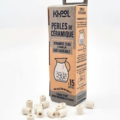KHOOL BAMBOO - 15 100% natural ceramic beads - Based on EM* Effective micro-organisms