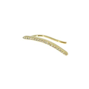 Boucle d'oreille earcuff plaqué or Léonie 4