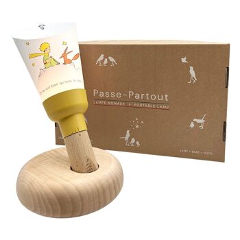 Coffret Lampe Nomade « Passe-Partout » Le Petit Prince Et Le Renard- Jaune miel 1