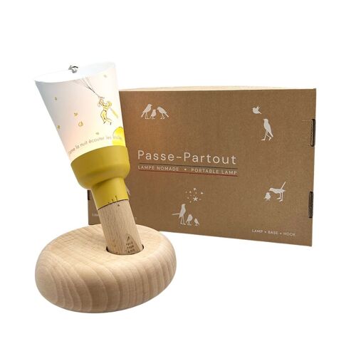 Coffret Lampe Nomade « Passe-Partout » Le Petit Prince Prend Son Envol - Jaune