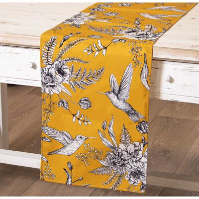 RECTANGULAR COTTON TABLE RUNNER, ONE SIDE 33X180CM, WITH DIGITAL PRINTING ST50583