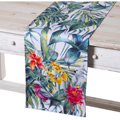 VELVET TABLE RUNNER 180X30CM JAMAICA VENICE 180X30CM, 100% POLY╔STER ST20269